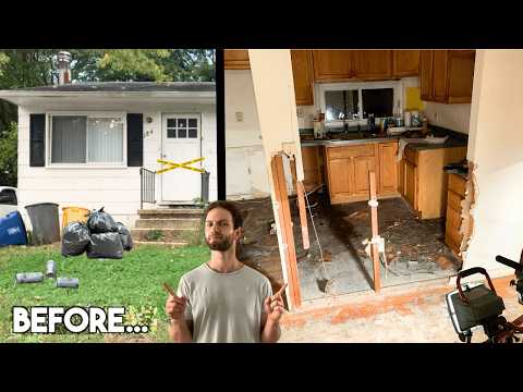 I Bought a Run-Down Crack House and Tried to Remodel it Myself (no prior experience): Full Home Tour