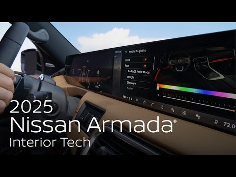 All-New 2025 Nissan Armada® SUV | Interior Tech Features