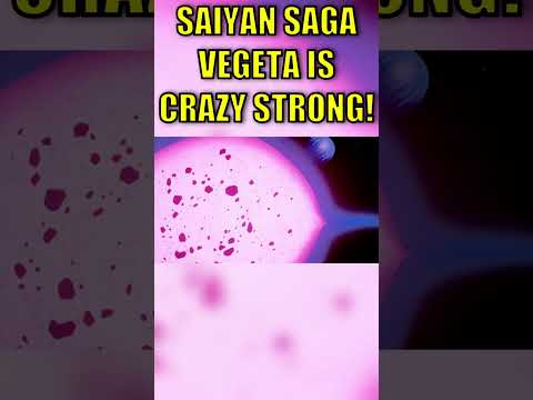 Saiyan Saga Vegeta is STRONGER Than You Think! #shorts