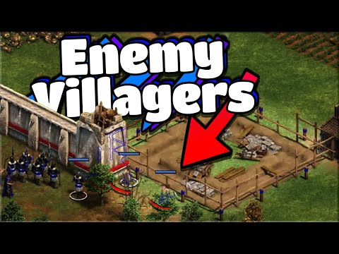 Building a Castle with Enemy Villagers