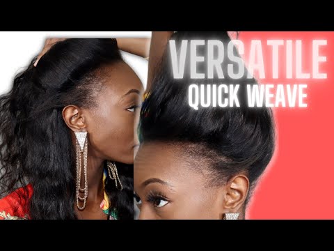 Versatile Quickweave with Leaveout