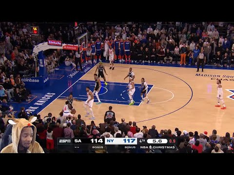 WEMBY ANOTHER 42! FlightReacts To SPURS at KNICKS Christmas FULL GAME HIGHLIGHTS December 25, 2024!