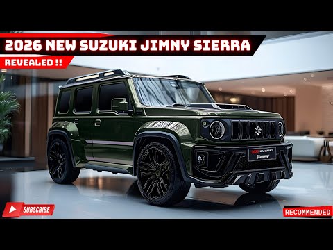 New 2026 Suzuki Jimny Sierra Revealed: The Legacy Continues, Stronger Than Ever