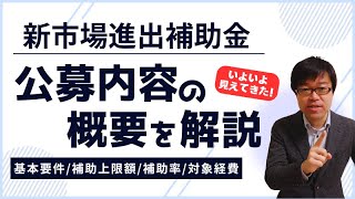 【12/28時点最新情報】新事業進出補助金の公募概要を解説します！【最大補助額9000万円/建物費も対象/事業再構築補助金の後継】