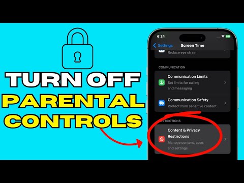 How to Turn Off Parental Controls in Iphone | 2024