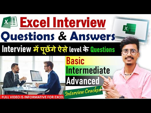 Excel interview question and answers | Job Interview in Excel | Excel Interview