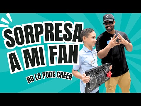 Sorprendi a mi fan y le regale mi Controlador de DJ