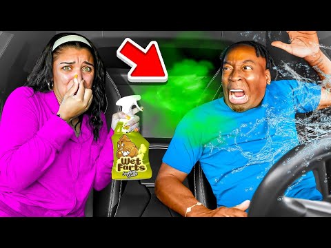 FART SPRAY IN CAR WASH PRANK