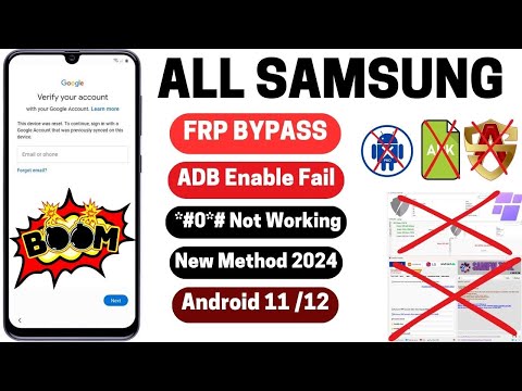 Finally New Method 2024 ||All Samsung A30s/A30/A12/A02/A10/A20 FRP Bypass Android 11🔥12🔥| Remove FRP