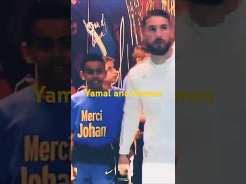 Lamine Yamal and Sergio Ramos #zidameworld #laminyamal #sergioramos