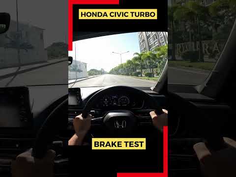 Brake Test | 2022 Honda Civic 1.5 Turbo