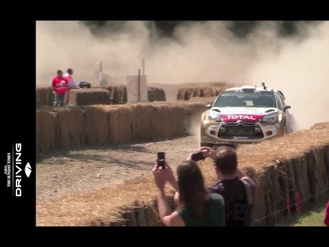 Rallying with Sebastian Loeb at Goodwood 2014