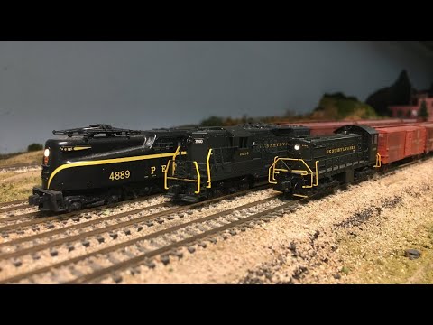 Running N Scale Trains - Bob McKay's Pennsylvania Railroad Layout - Feat. @TerencetheTractor525