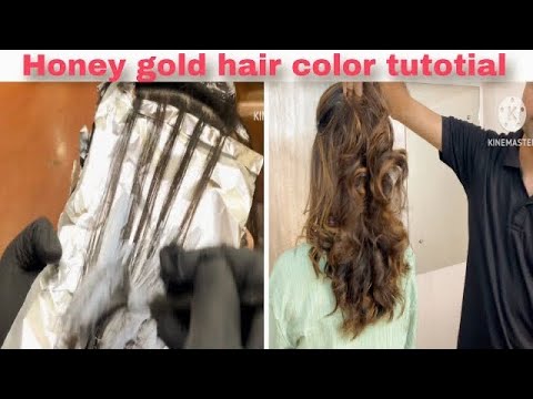 honey gold hair color #balayage #haircolor