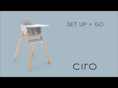 UPPAbaby Ciro High Chair - Set Up + Go