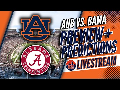 Predictions for Auburn vs Alabama | Iron Bowl | PREVIEW, STATS, and SCORE