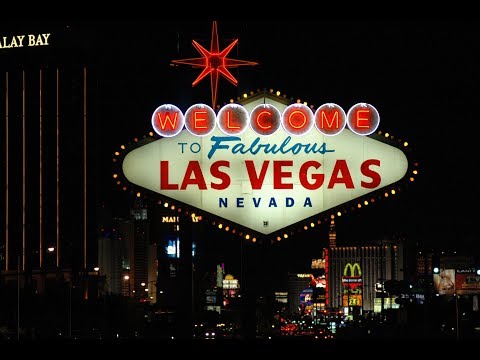 Helicopter flight down Las Vegas strip after dark (reloaded )