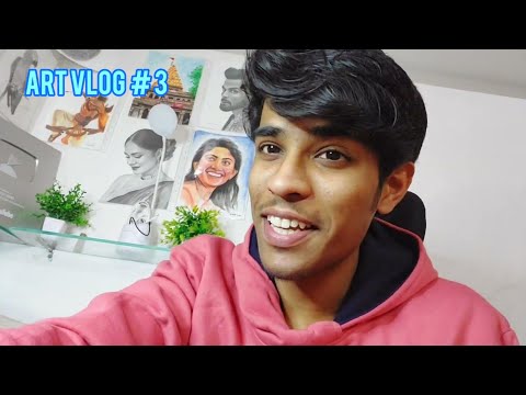 ART VLOG #3 | SHORT VIDEO ME VOICE OVER ACHE SE KIYA 😉