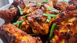 Quick & Easy Fried Chicken Wings with Perfect Shallow Cuts!