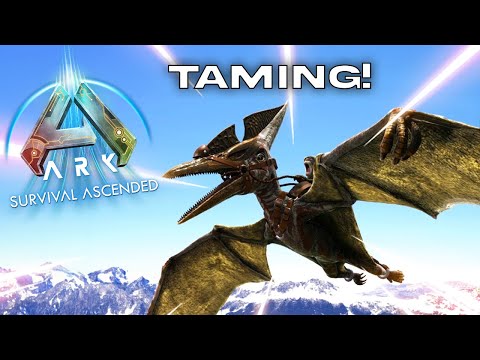 NEW HEIGHTS! Pteranodon *Taming* - Ark Survival Evolved [Ep 2]