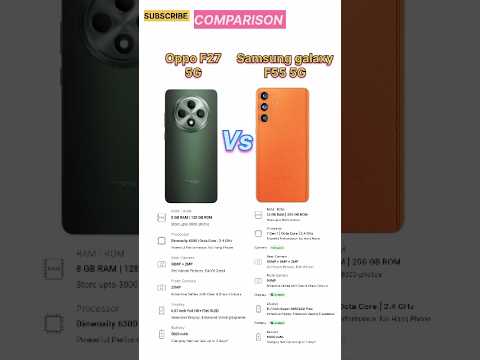 Oppo F27 5G vs Samsung galaxy F55 5G !! Samsung F55 5g review 👍 oppo f27 5g unboxing#technicalguruji