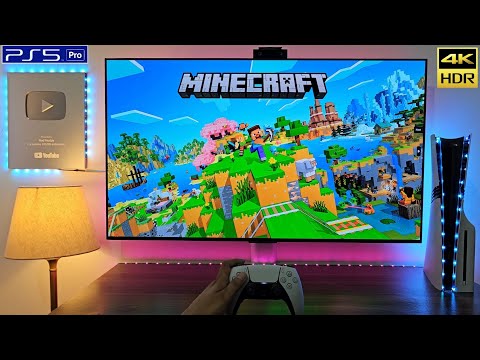 Minecraft (PS5 PRO) 4K HDR 60FPS Gameplay