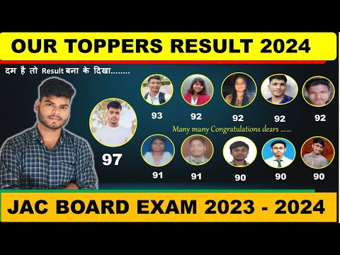 OUR TOPPERS RESULT JAC BOARD 2024 || लगातार 3 वर्षो से chemistry में टॉप करवाने वाला एकमात्र संसथान