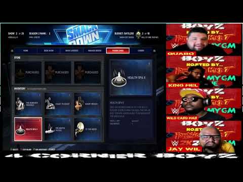 WWE2K24: MyGM League: with the 4 Corner Boyz