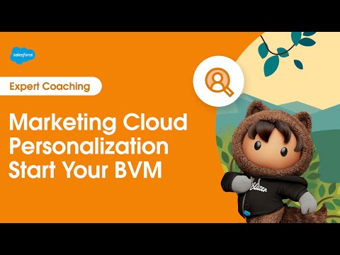 Marketing Cloud Personalization: Start Your BVM | Expert Coaching