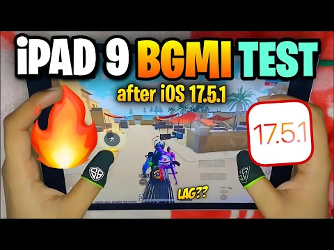 iPad 9 BGMI Test in 2024 after iOS 17.5.1 | Lag?