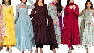 latest ethnic Anarkali partywear models2025 |  new model anarkali dress #ethnic#anarkali #partywear