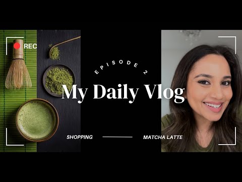 A DAY IN MY LIFE | Shopping | How to make Matcha Latte | Kavya Nagaraj ‘24 | Kannada Vlogs