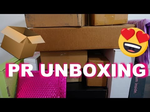 Pr Unboxing / Haul Ft Huda Beauty, Lime Crime, Lilah B & More!!!!!!