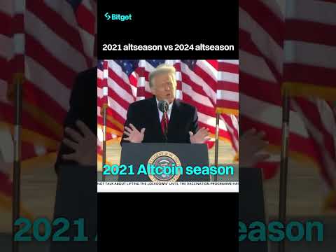 2021 #altseason VS 2024 #altseason 😂 #Bitget #trump