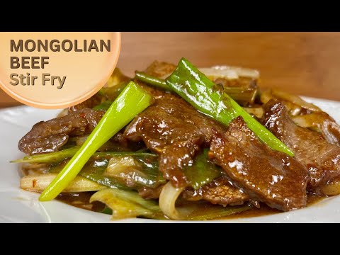 The Most Juicy And Tender Mongolian Beef Stir Fry Recipe!