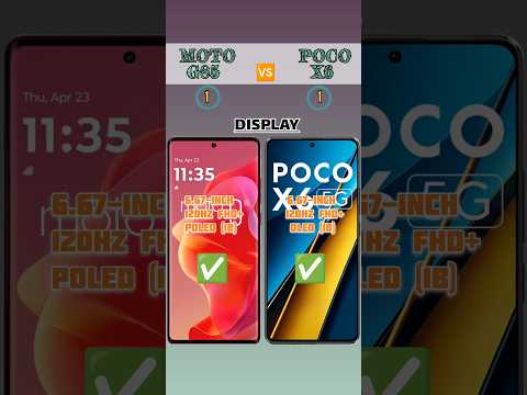 MOTO G85 🆚 POCO X6