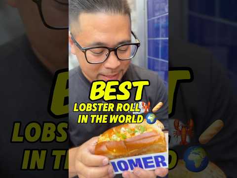 Best Lobster Roll in the world is in Paris?! #lobsterroll #parisfood #parisfoodie #shorts