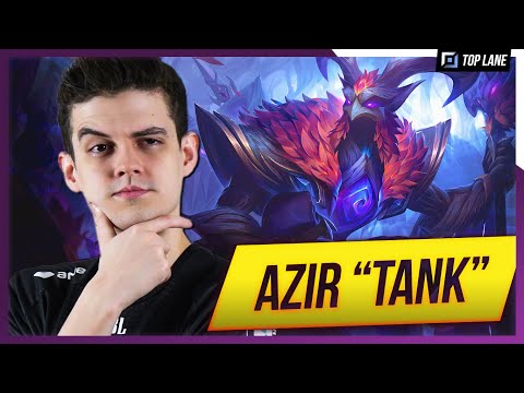 3K de HP sem item de TANK? Azir de APERTO na toplane!