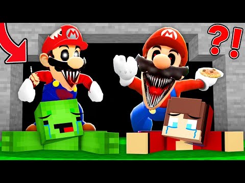 怖いマリオがマインクラフトでマイゼンとマイキーを誘拐！