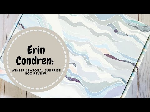 Erin Condren Winter Seasonal Surprise Box Unboxing!