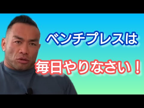 ベンチプレスは毎日やるのが効果的？　【切り抜き】Hidetada Yamagishi