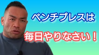 ベンチプレスは毎日やるのが効果的？　【切り抜き】Hidetada Yamagishi