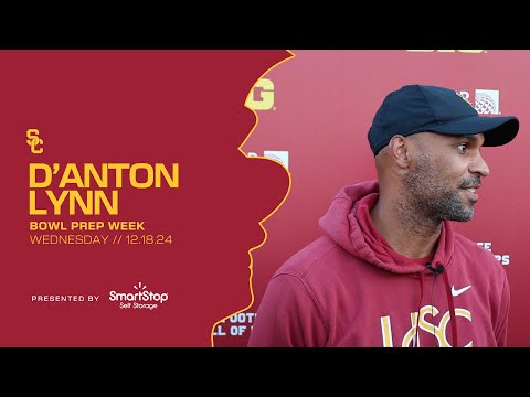 USC DC D'Anton Lynn | Wednesday of Texas A&M Bowl Prep