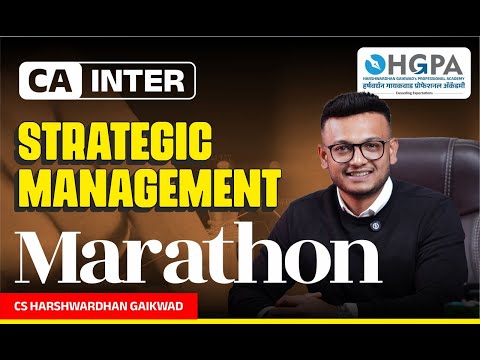 CA INTER STRATEGIC MANAGEMENT MARATHON | IMPORTANT Q AND A | EXPECTED Q AND A | CA INTER EXAM | HGPA