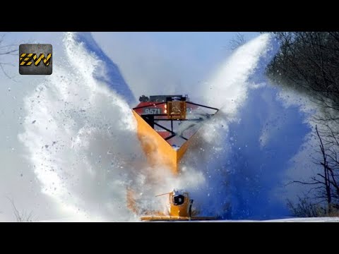 5 POWERFUL Snow Plow Trains Videos