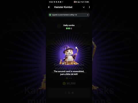 HAMSTER combat daily combo cards #mining #crypto #bitcoinmining #binance