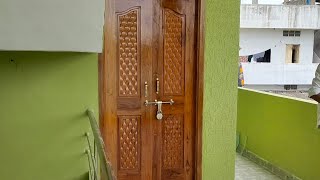 main door design. singal door design with glass. #doors #maindoor