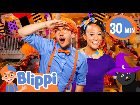 Blippi and Meekah’s Halloween Pumpkin Games | Blippi | Celebrating Diversity