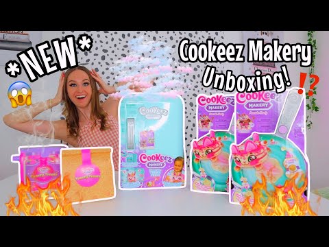 UNBOXING THE *VIRAL* COOKEEZ MAKERY FREEZY FRIDGE🥶🎂PANCAKE TREATZ😱🥞AND MYSTERY BAGLES!!!🫢🥯⁉️ (OMG!!)