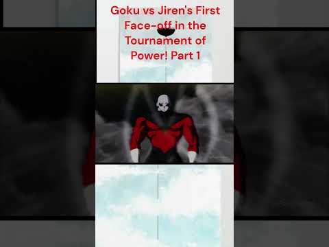 Goku vs Jiren's First Face-off in the Tournament of Power!Part1#anime #dragonball #goku  #jiren